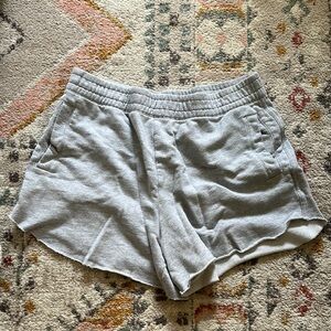 Aerie Gray Athletic Shorts with Elastic Waistband